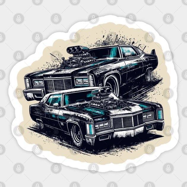 Cadillac Eldorado Sticker by Vehicles-Art